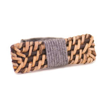 Load image into Gallery viewer, JUAN Rattan Bow Tie